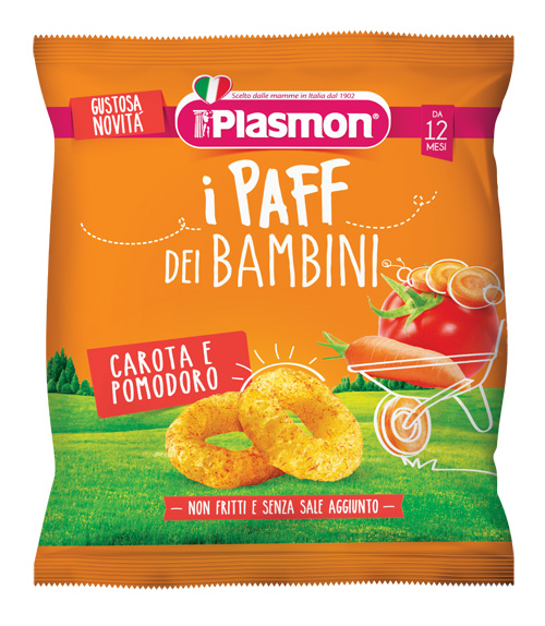 plasmon dry snack paff car pom