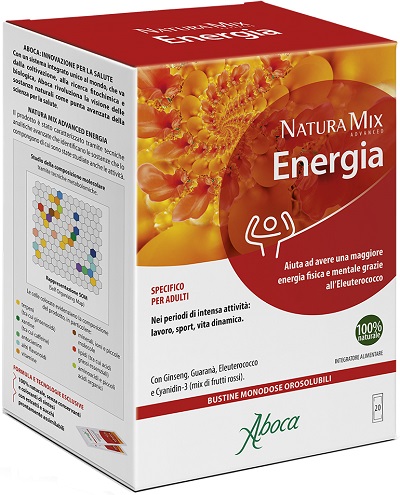 natura mix advanced energia 20 bustine