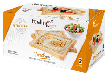feeling ok toast tomato optimize 2 x 80 g