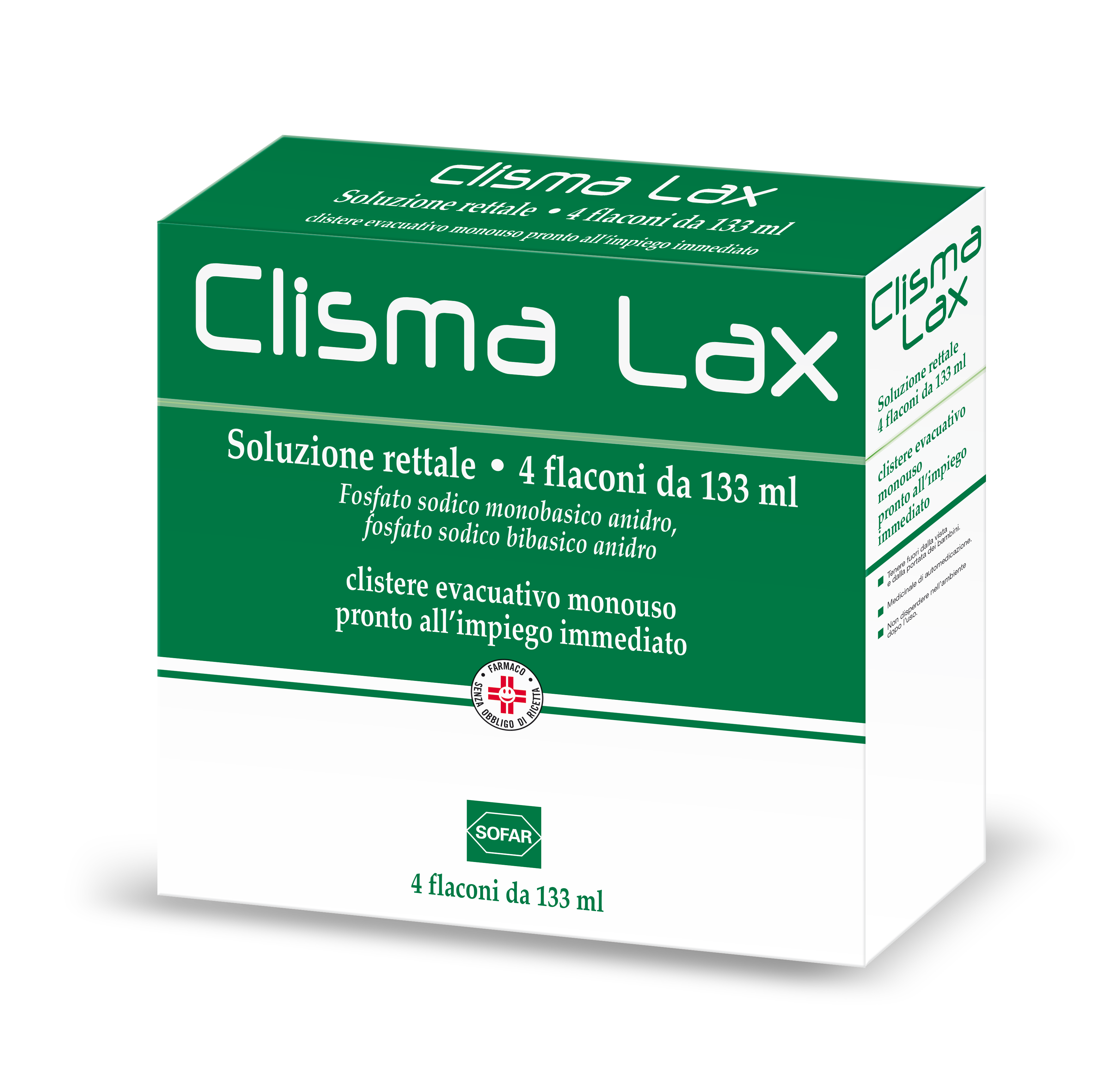 clismalax*4 flaconi 133 ml soluz rett