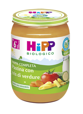 hipp bio pastina tris verdure
