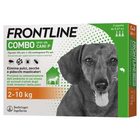frontline combo spot-on cani p*3 pipette 0,67 ml