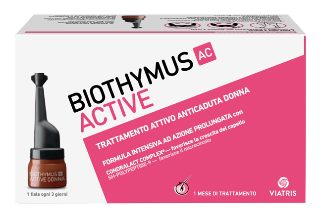 biothymus ac active trattamento attivo anticaduta donna 10 fiale