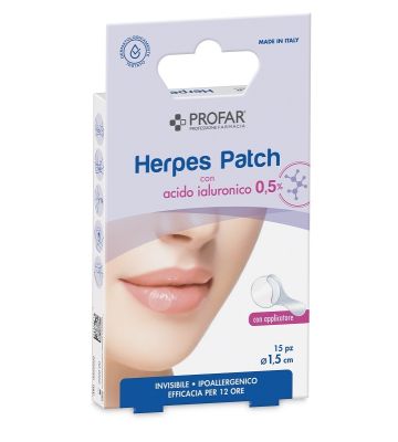 Profar Herpes Patch con Acido Ialuronico 15 Pezzi