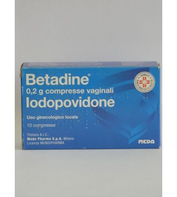 Betadine*10cpr Vag 200mg