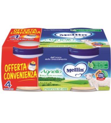 Mellin Omog Agnello 4x80g