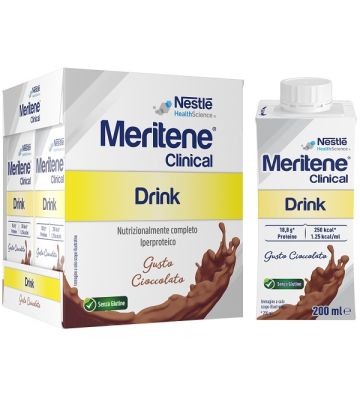 Meritene Clinical Cioccolato 4 Bottiglie da 200 ml