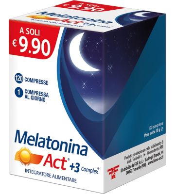 Melatonina Act +3complex120cpr