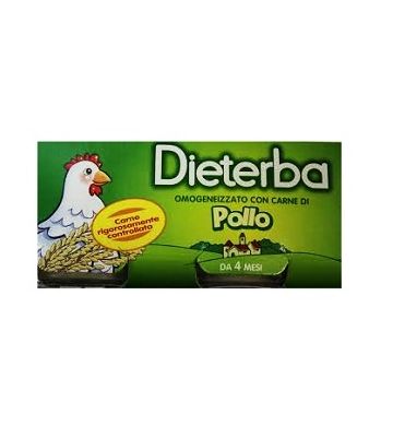 Dieterba Omog Pollo 3pz 80g