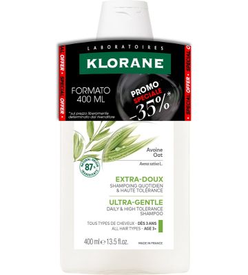 Klorane Shampoo Latte Avena 400 ml Black Friday