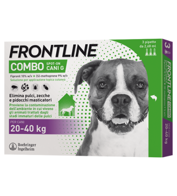 Frontline Combo*3pip 20-40kg c