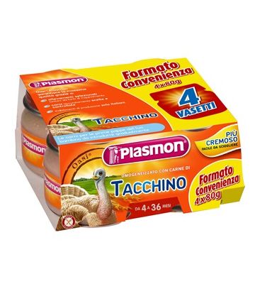 Plasmon Omog Tacchino 4x80g