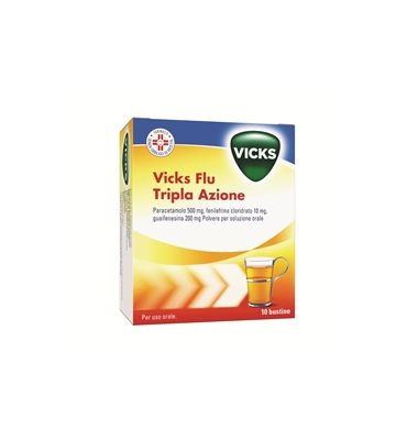 Vicks Flu Tripla A*os Polv10bs