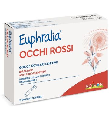 Gocce Oculari Lenitive Euphralia Occhi Rossi 15 Flaconcini Monodose 0,5 ml
