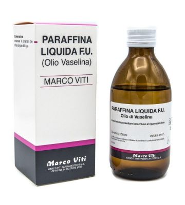 Paraffina Liquida fu Olio Vaselina 200 ml con Astuccio