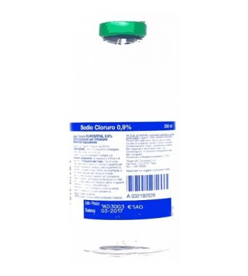 Sodio Cloruro Euros*0,9% 250ml