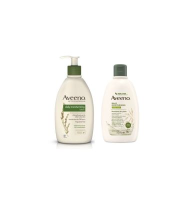 Aveeno Bundle Bagno Doccia+cr