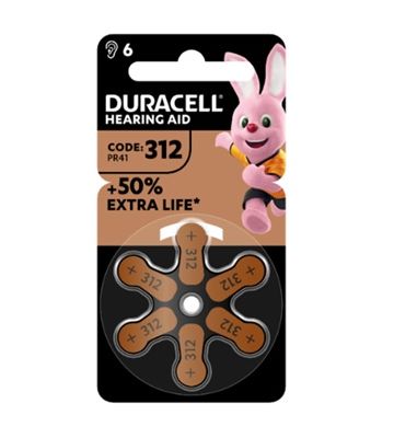 Duracell Easy Tab 312 Marrone