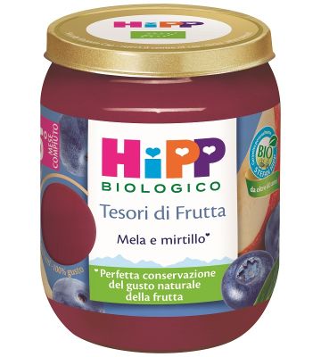 Hipp Tesori Frutta Mela/mirt