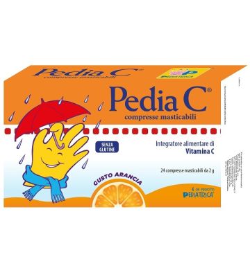 Pedia c Arancia 24cpr Mastic