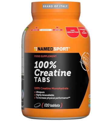 100% Creatine Tabs 120cpr