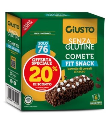 Giusto Senza Glutine Comete Snack 6x120 g Taglio Prezzo -20%