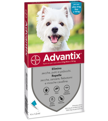 Advantix Spot On*4pip 4-10kg