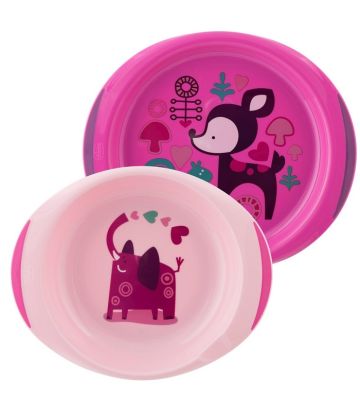 Ch Piat Fond+pian 12m+ Rosa/ve