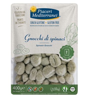 Piaceri Medit Gnoc Spinaci400g