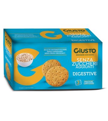 Giusto S/zucch Bisc Digest 3pz
