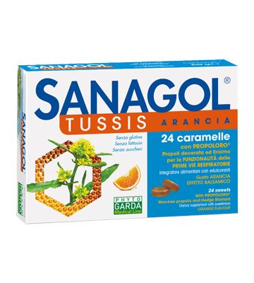 Sanagol Tussis Arancia 24car