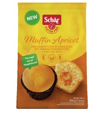 Schar Muffin Apricot 5 Pezzi da 50 g