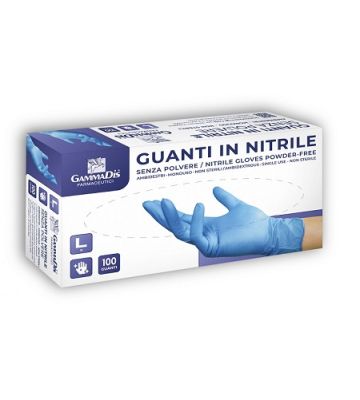Guanti Nitrile S/polv m 100pz