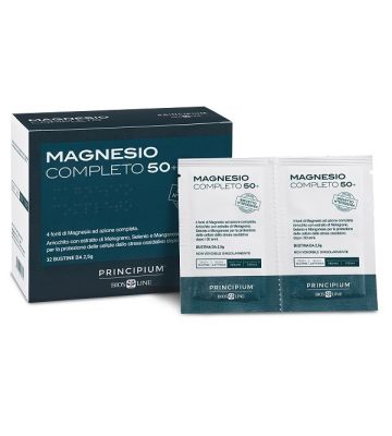 Principium Magnesio Completo Brevettato 50+ 32 Bustine da 2,5 g