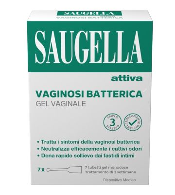Saugella Attiva Vaginosi Batterica Gel Vaginale 7 Tubetti Monodose