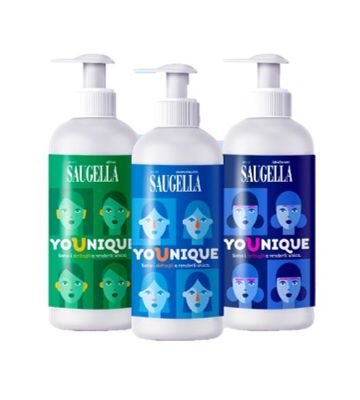 Saugella Younique Bundle 1 Dermoliquido 200 ml + 1 Attiva 200 ml + 1 Idraserum 200 ml