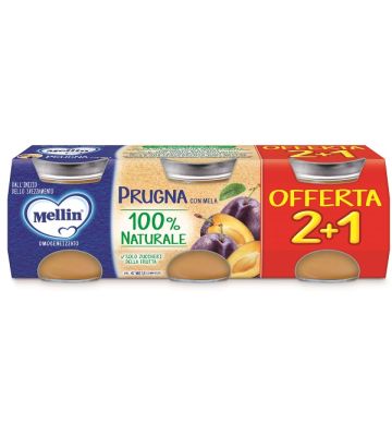 Mellin Omog Prugna 3pz 100g