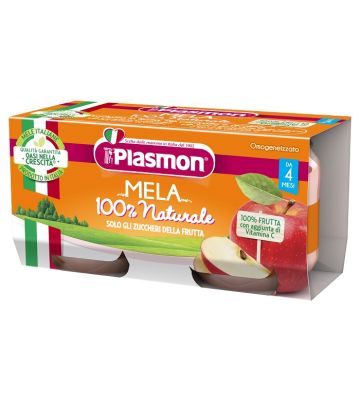 Plasmon Omog Mela 2x80g