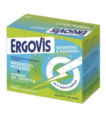 Ergovis Mg+k Vit b C/zuc24bust