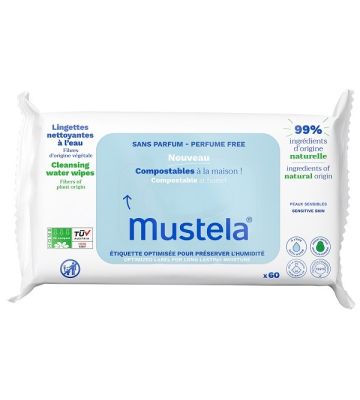 Mustela Salviette Acqua S/prof