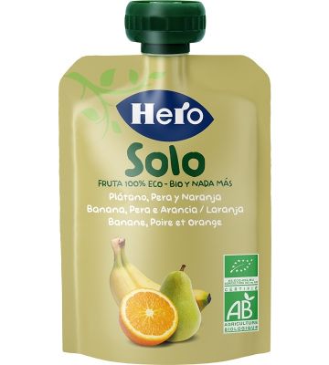 Hero Solo Frut Frul Ban/pera/a