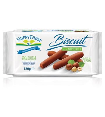 Happy Farm Bisc Nocciola 120g