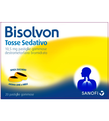 Bisolvon Tosse Sedativo*20 Pastiglie Gommose 10,5 mg