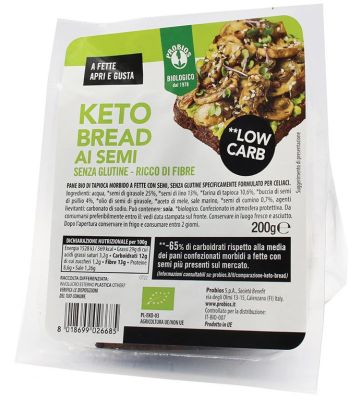 Probios Keto Bread C/semi 200g