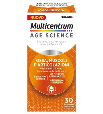Multicentrum Age Science Ossa Muscoli Articolazioni 30 Compresse