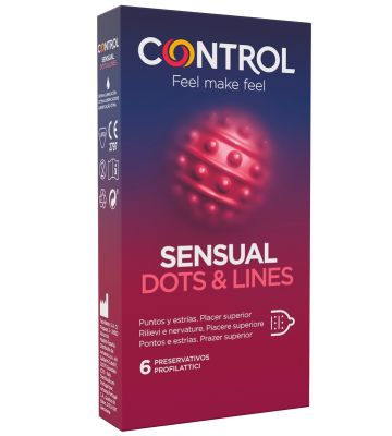 Control Sensual Dots&lines 6pz