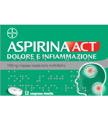 Aspirinaact Dol Inf*12cpr 1g