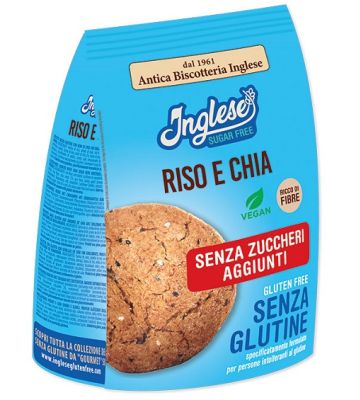Inglese Biscotti Riso Chia S/z