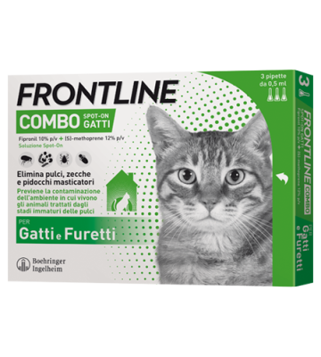Frontline Combo*3pip Gatti/fur