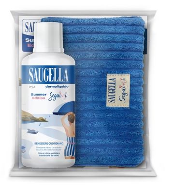 Saugella Seguimi Bundle Dermoliquido 500 ml + Gadget Pochette